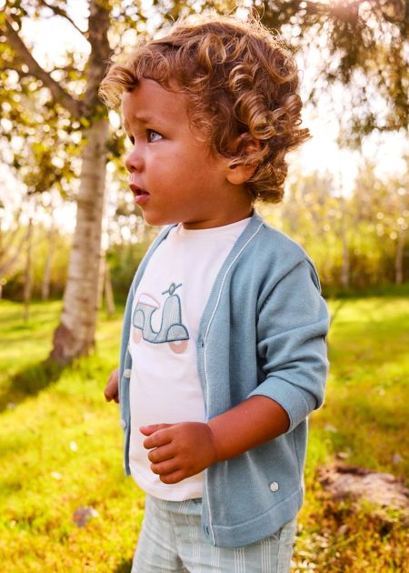 002829 NEW＊Vネックカーディガン 12ヶ月～4才